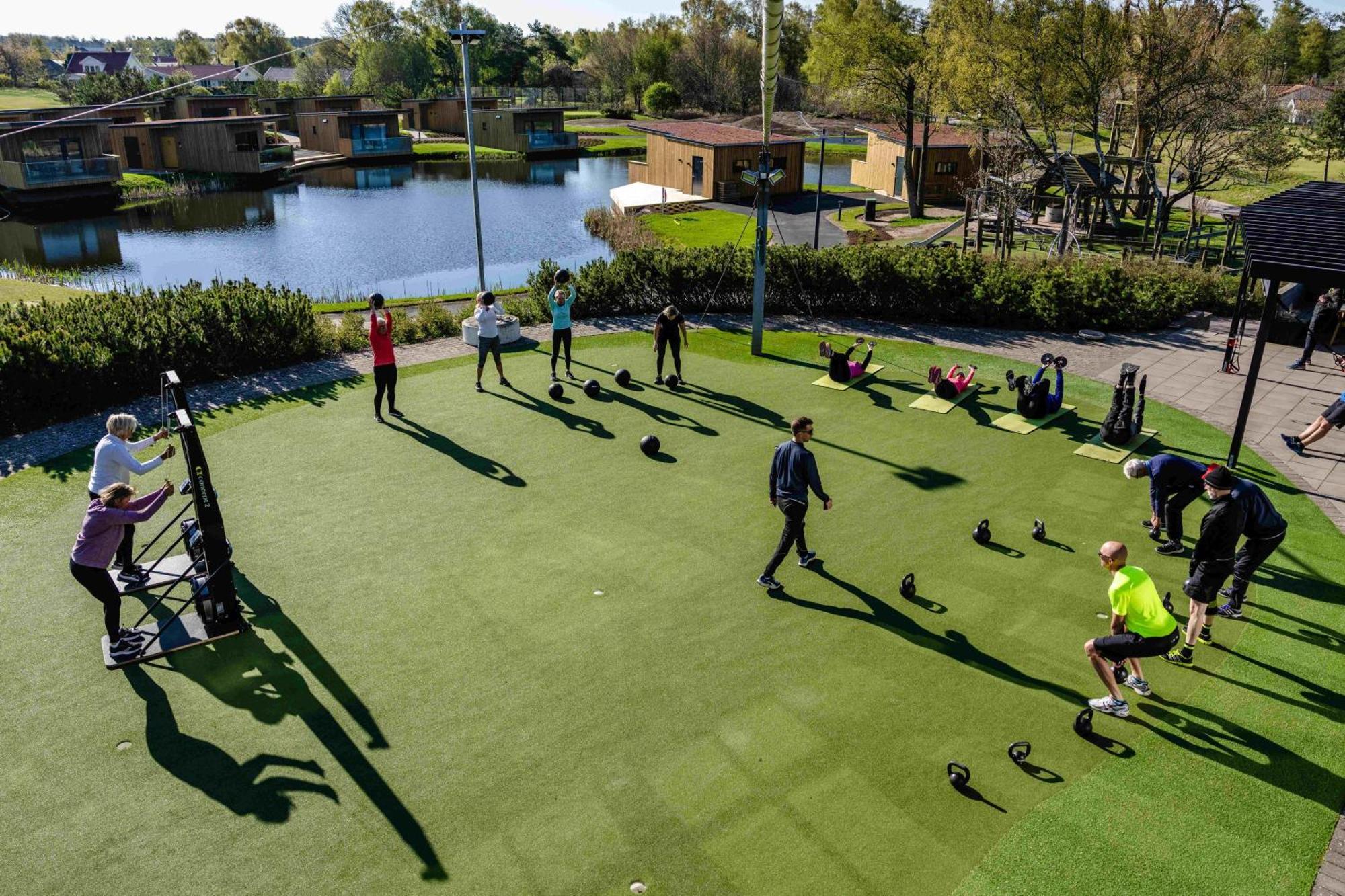 Halmstad Golfarena Stugor Dış mekan fotoğraf