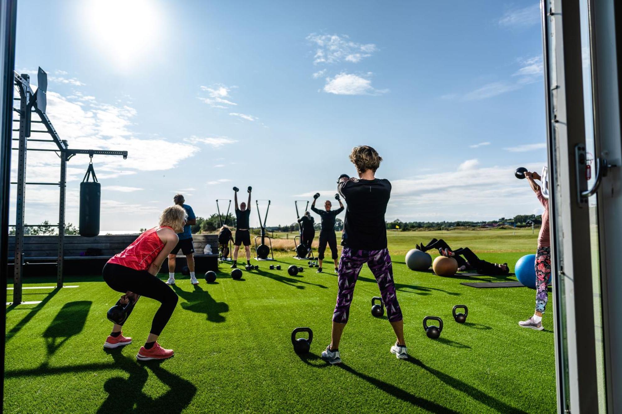 Halmstad Golfarena Stugor Dış mekan fotoğraf